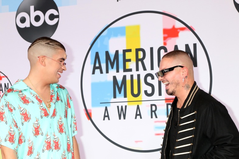 Los Angeles Oct. 9: Bad balvin j of the rabbit at the 2018 American Music Awards