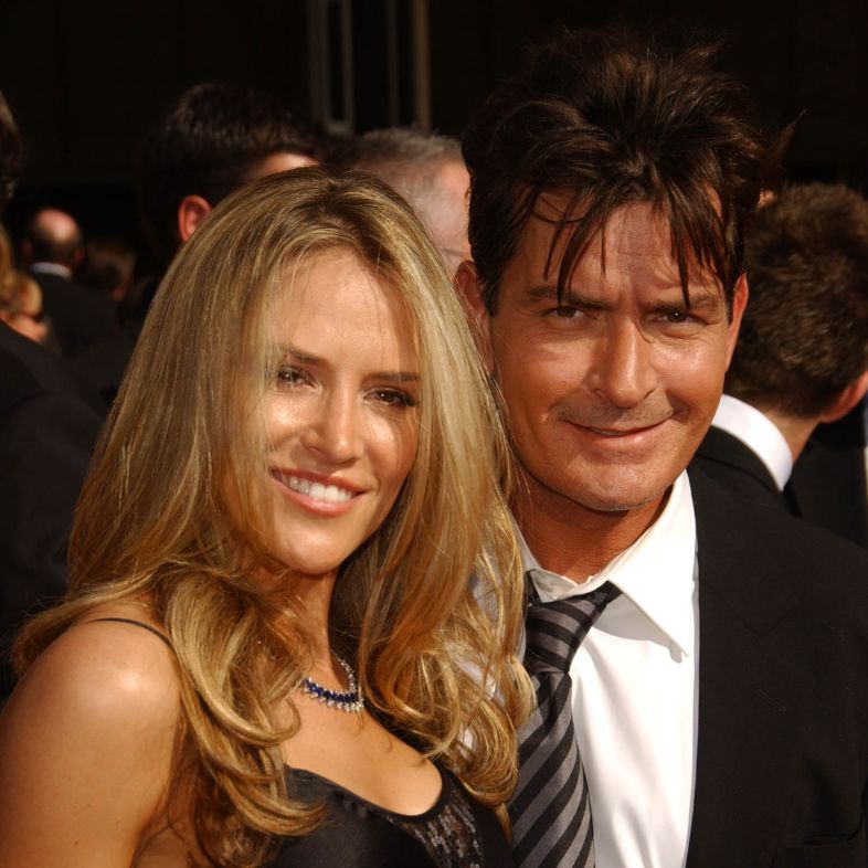 Brooke Mueller and Charlie Sheen arriving at the 59th Annual Primetime Emmy Awards. The Shrine Auditorium, Los Angeles, CA. 09-16-07