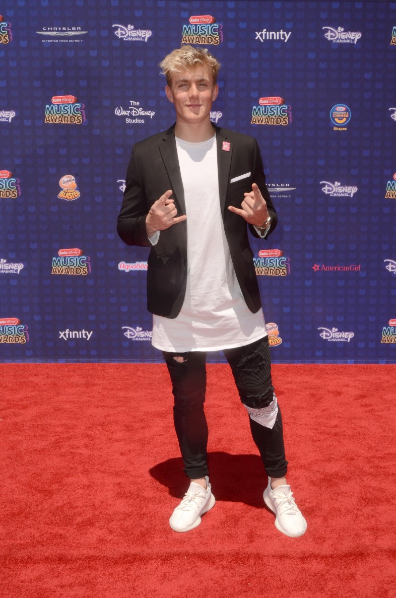 LOS ANGELES- April 29: Jake Paul at the 2017 Disney Radio Music Awards at the Microsoft Theater on April 29, 2017