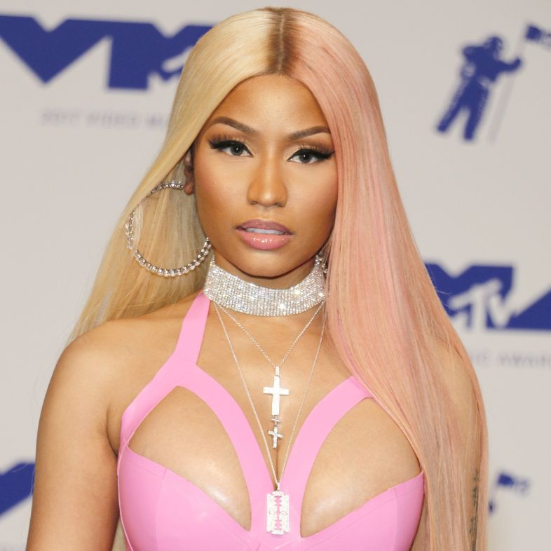 Nicki Minaj at the 2017 MTV Music Video Awards held at the Forum in Inglewood