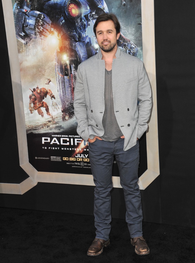 Los angeles ca July 09, 2013: rob mcelhenney at the premiere of pacific rim at the dolby theater hollywoodpicture: paul smith