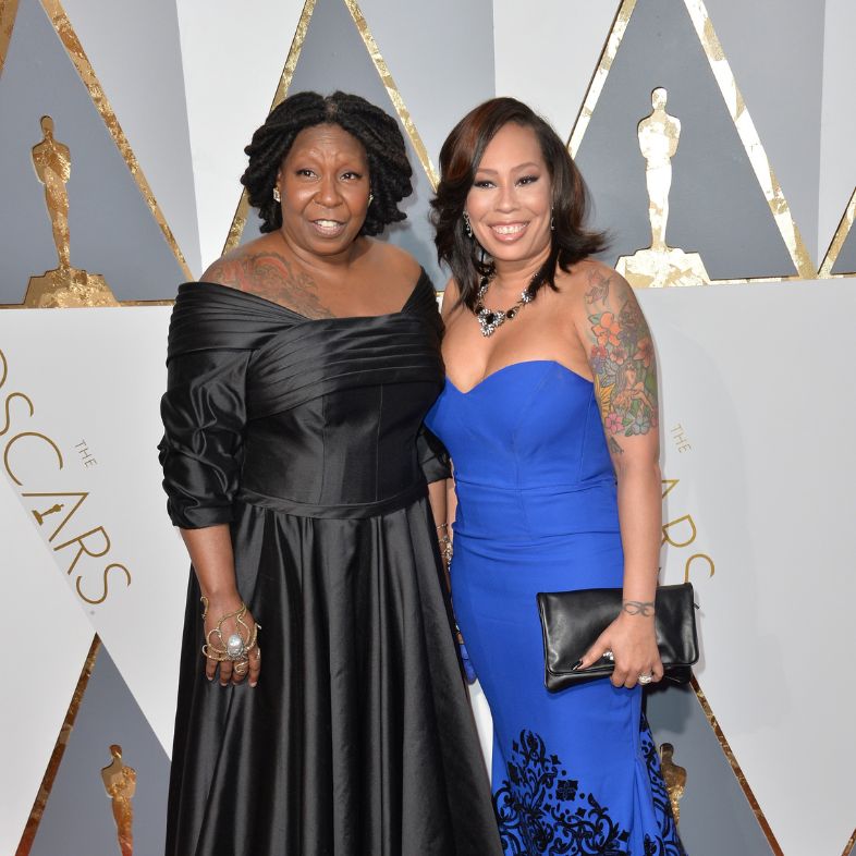 Los Angeles, CA February 28, 2016: Actress whoopi goldberg&daughter Alex Martin at the 98th Academy Awards at the Dolby Theater Hollywood