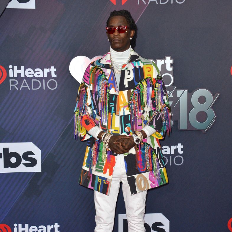 Young Thug at the 2018 Music Awards at iHeartRadio Forum Paul Smith 2018 © /featureflash