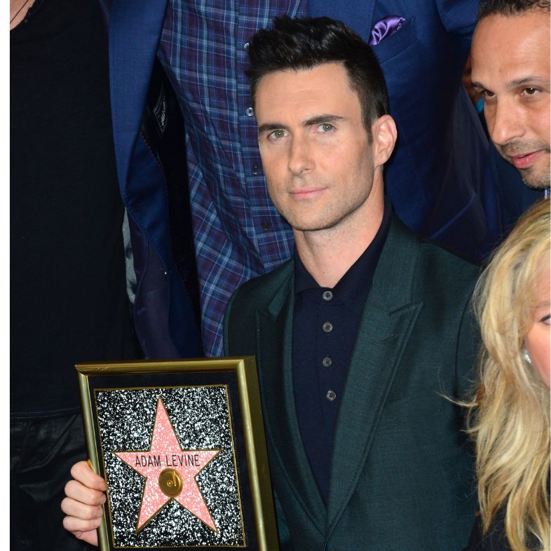 Adam Levine at the Hollywood Walk of Fame Star Ceremony honoring singer Adam Levine. Los Angeles