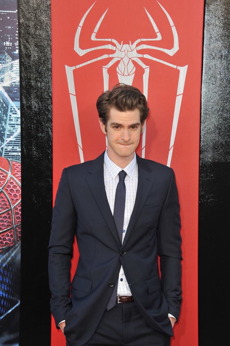 Los angeles ca june 28, 2012: andrew garfield at the world premiere of his film the amazing spider