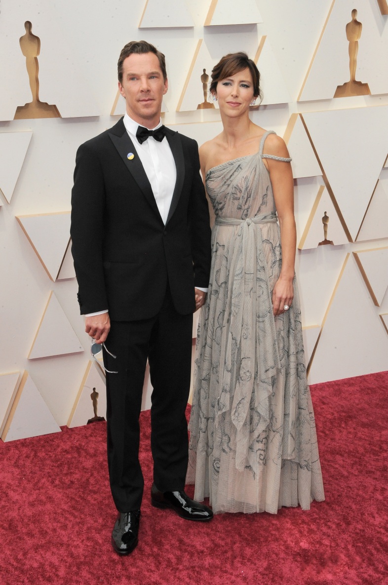 Benedict Cumberbatch and Sophie Hunter at the 94th Annual Academy Awards held at the Dolby Theatre in Los Angeles, USA on March 27, 2022