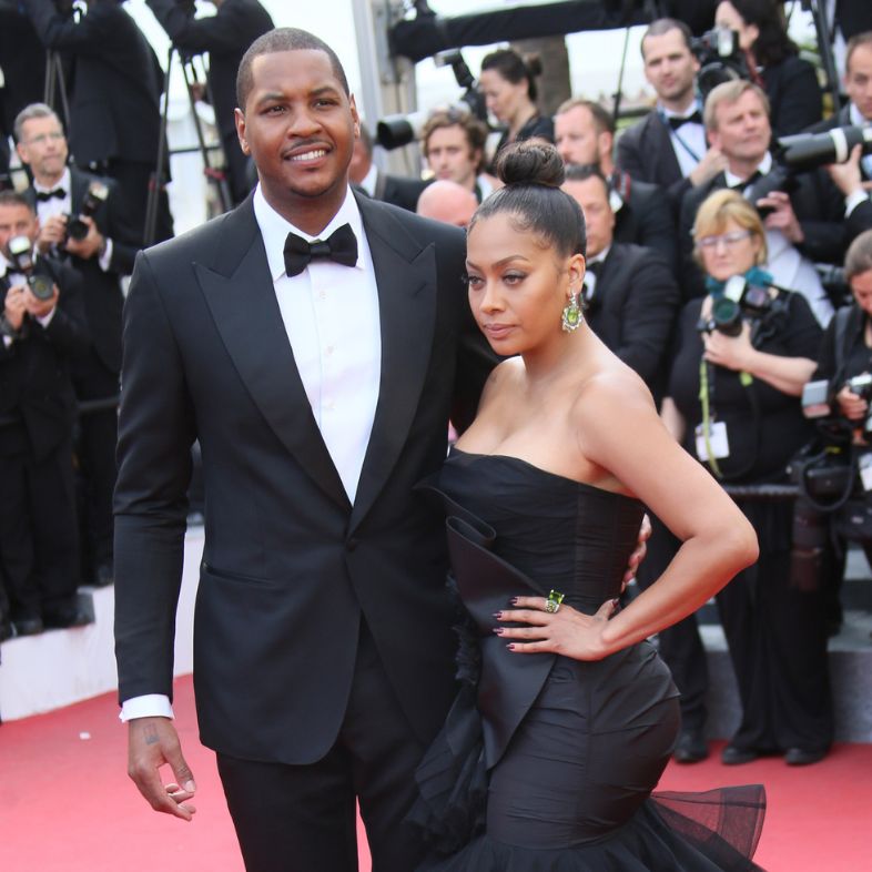 Professional basketball player Carmelo Anthony and television personality La La Anthonyattends the screening of Loving at the annual 69th Cannes Film Festival at Palais des Festivals on May 16, 2016 in Cannes, France.