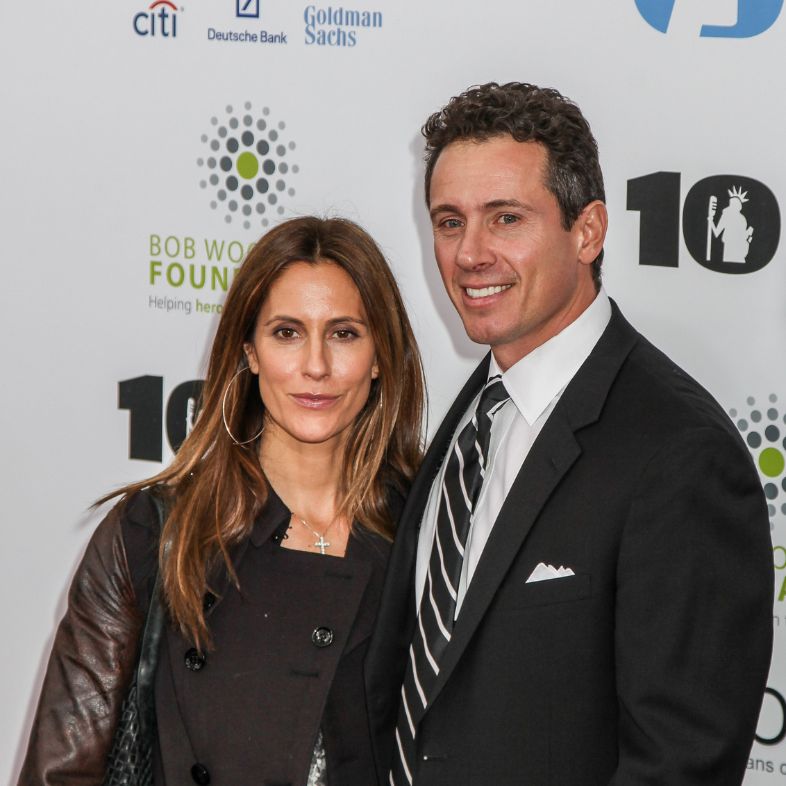 NEW YORK, NY - NOVEMBER 06, 2013: Chris Cuomo and wife Christina Greeven Cuomo attends the 7th annual `Stand Up For Heroes` event at Madison Square Garden