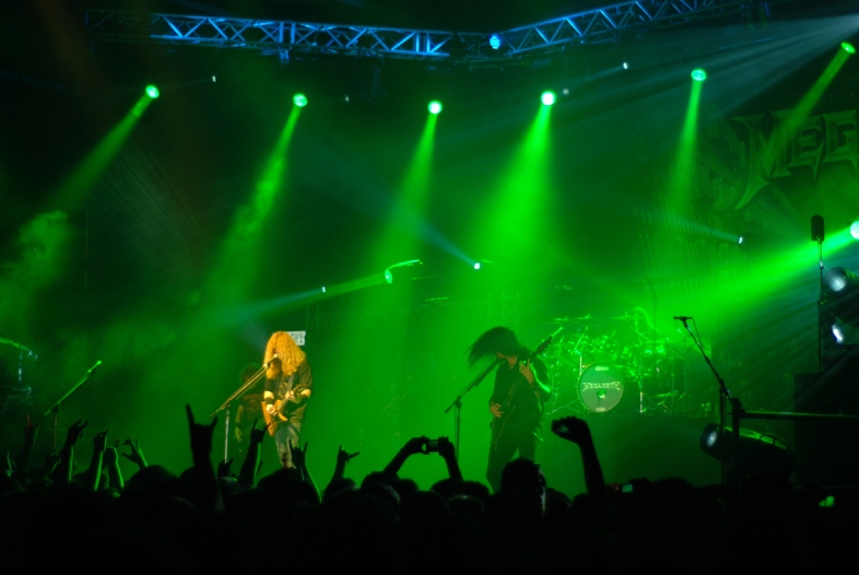The Metal band Megadeth playing in Tel Aviv, Israel. April 16th,2011