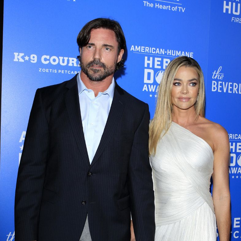 Aaron Phypers, Denise Richards at the 2018 American Humane Hero Dog Awards at the Beverly Hilton Hotel on September 29, 2018 in Beverly Hills, CA