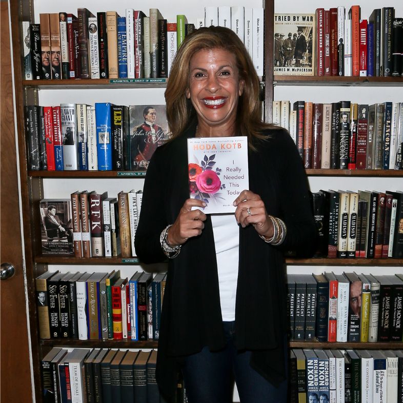 Hoda Kotb signs copies of her book `I Really Needed This Today` at the Book Revue on October 15, 2019 in Huntington, New York