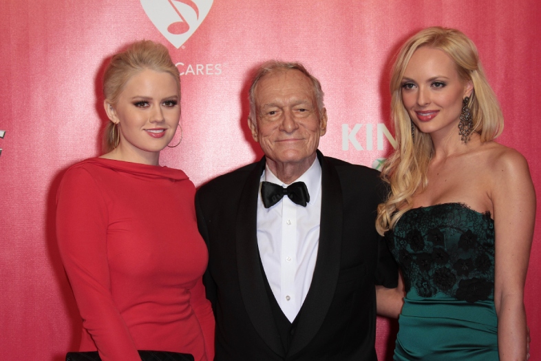 Hugh Hefner at the 2012 MusiCares Person of the Year honoring Paul McCartney, Los Angeles Convention Center