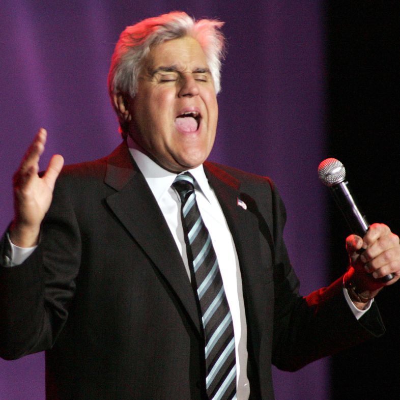 Jay Leno performs in concert at the Seminole Hard Rock Hotel and Casino in Hollywood, Florida on December 30, 2010