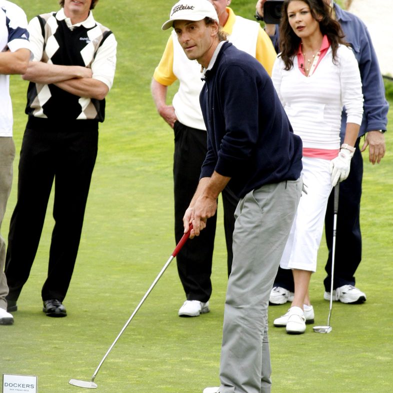 Kenny G attends the Ninth Annual Michael Douglas & Friends Celebrity Golf Tournament held at the Trump National Golf Club in Rancho Palos Verdes, California, on April 29, 2007.
