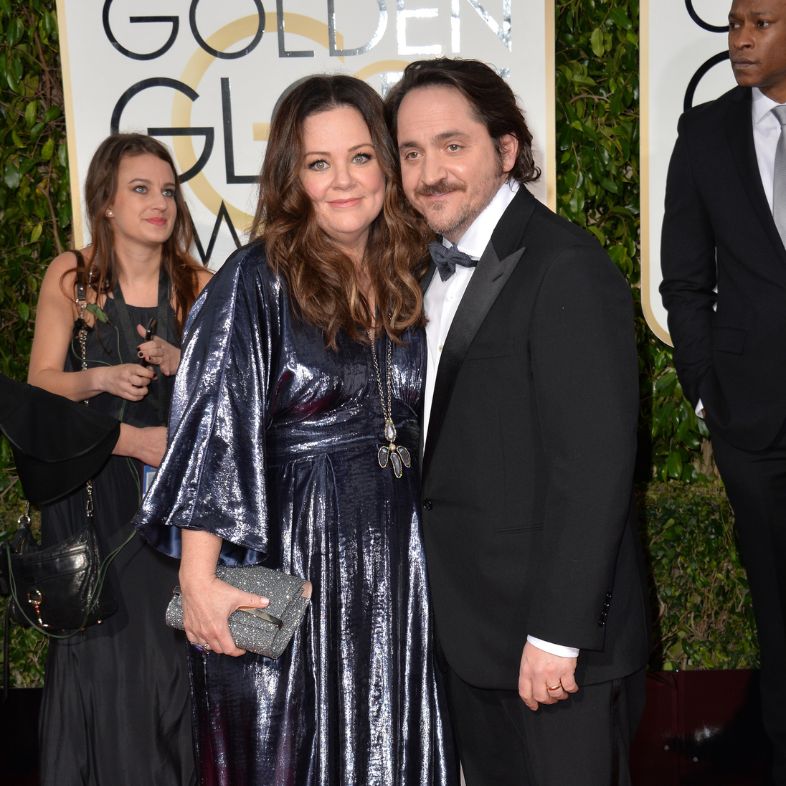 LOS ANGELES, CA - JANUARY 10, 2016: Melissa McCarthy & Ben Falcone at the 73rd Annual Golden Globe Awards at the Beverly Hilton Hotel