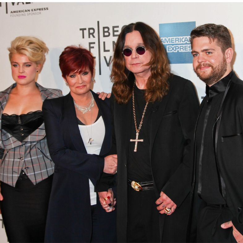 Kelly Osbourne, Sharon Osbourne, Ozzy Osbourne and Jack Osborne attends the premiere of 'God Bless Ozzy Osbourne' during the 10th Annual Tribeca Film Festival at BMCC Tribeca PAC on in New York City 04/24/2011