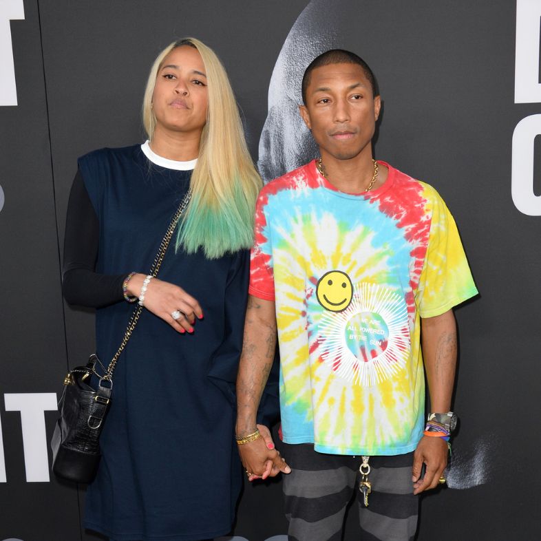  Pharrell Williams & Helen Lasichanh at the premiere for the HBO documentary series The Defiant Ones at the Paramount Theatre. Los Angeles