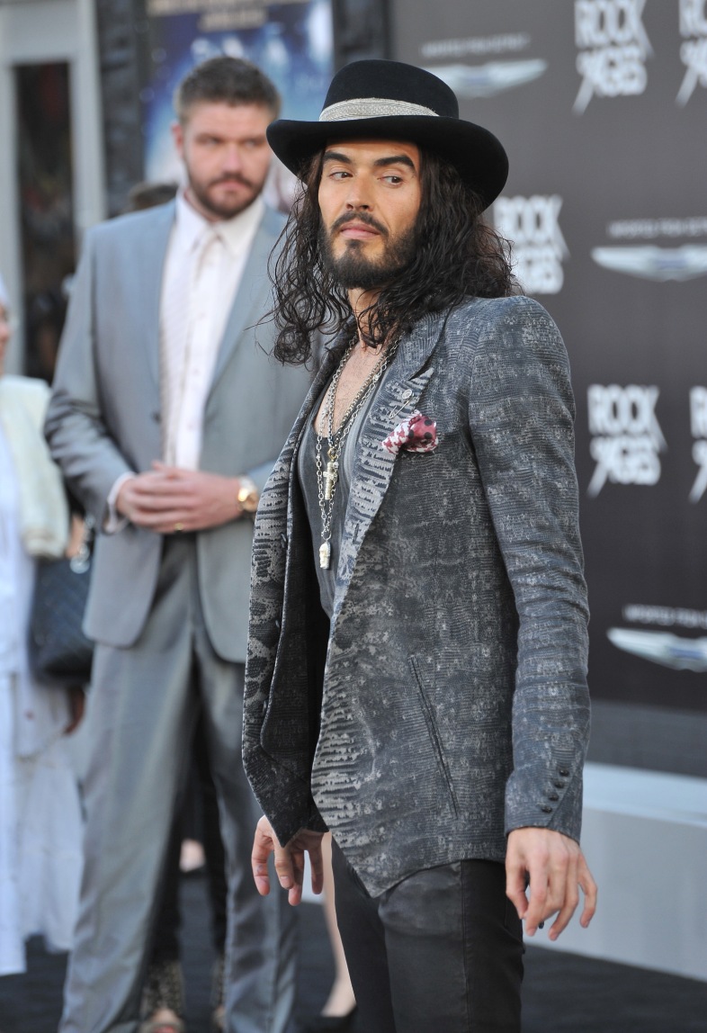 LOS ANGELES, CA - June 08, 2012: Russell Brand at the world premiere of his new movie "Rock of Ages " at Grauman s Chinese Theatre