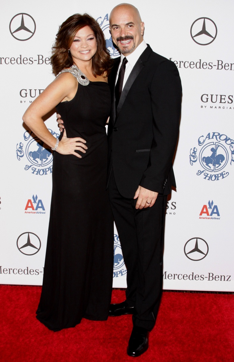 BEVERLY HILLS, CA - OCTOBER 25, 2008: Valerie Bertinelli and Tom Vitale at the 30th Anniversary Carousel Of Hope Ball held