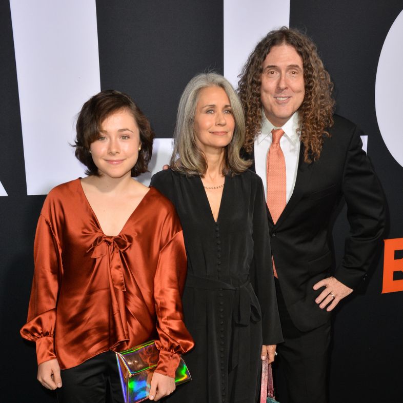 LOS ANGELES, CA. October 17, 2018: Weird Al Yankovic, Suzanne Krajewsk & Nina Yankovic at the premiere for Halloween at the TCL Chinese Theatre