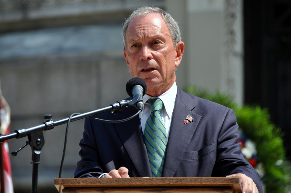 New York City Mayor Michael Bloomberg speaking at the 28 May 2012 Memorial Day Remembrance Ceremonies at the Soldiers and Sailors Monument in Riverside Park. Photo 25014242 © Lei Xu | Dreamstime.com
