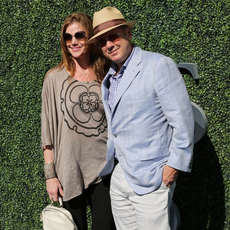 NEW YORK - SEPTEMBER 11, 2016: American actor James Spader with his wife Leslie Stefanson at the red carpet before US Open 2016 men`s final match at USTA Billie Jean King National Tennis Center