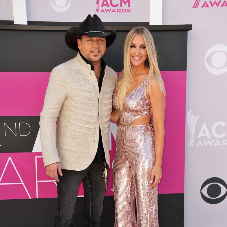 Jason Aldean & Brittany Kerr at the Academy of Country Music Awards 2017 at the T-Mobile Arena, Las Vegas
